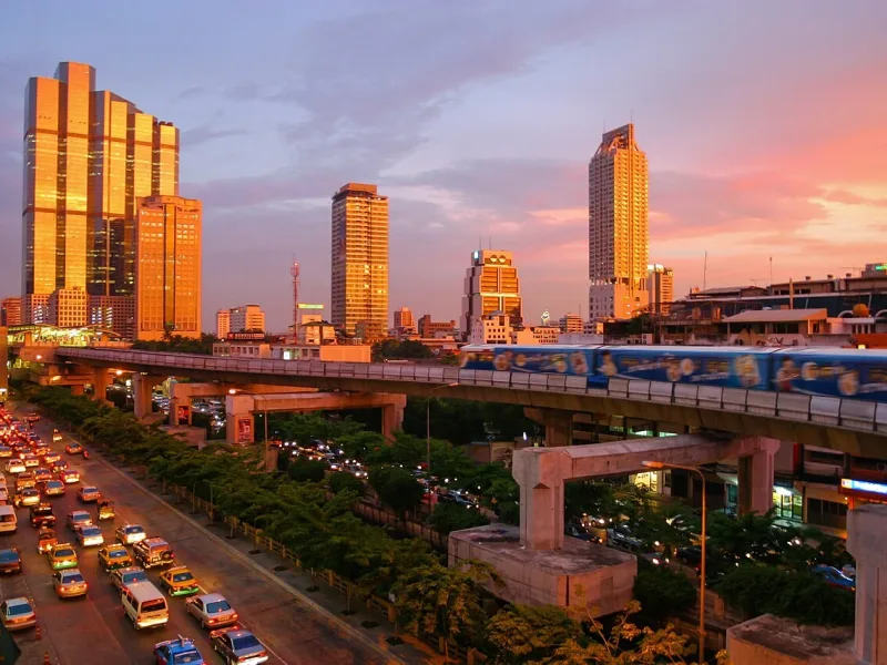 Bangkok city skyline